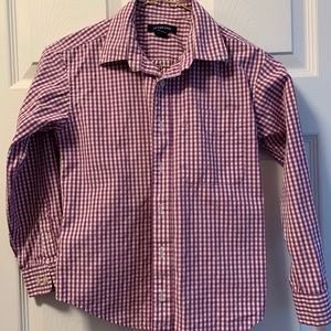 3/$15 - EUC Lands’ End Boys Dress Shirt, sz S 7-8